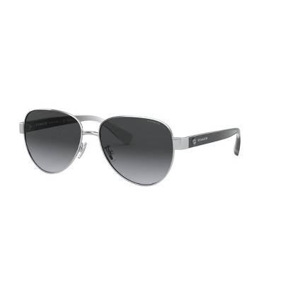 Coach HC7111 57mm Female Pilot Sunglasses Polarized