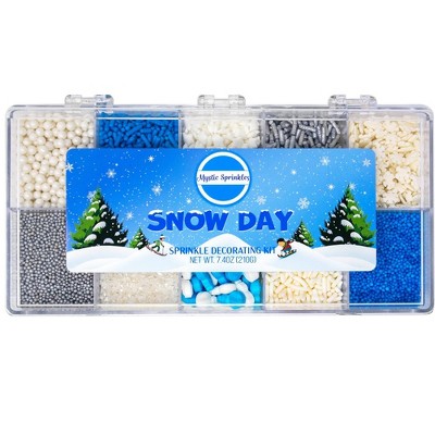 Mystic Sprinkles Snow Day! Sprinkle Decorating Kit 7.4oz
