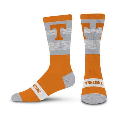 NCAA Tennessee Volunteers Mixer Crew Socks: Cushioned Heel & Toe, Adult Large