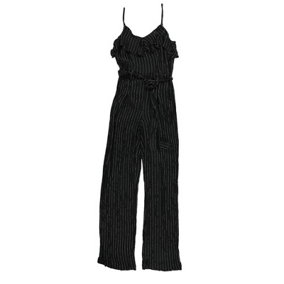 bar III Womens Woven Striped Jumpsuit