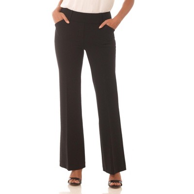 Rekucci Women's Secret Figure Pull-On Knit Wide Leg Pant
