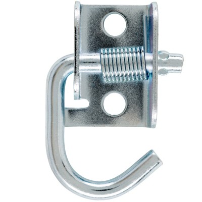 Hampton Small Zinc-Plated Silver Steel 1.625 in. L Rope Binding Hook 150 lb 1 pk (Case of 10)