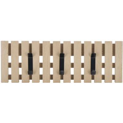 Cato 3 Hook Wall Mounted Coat Rack - STG5704 - Safavieh