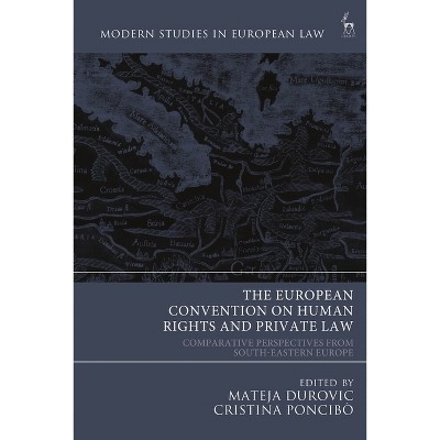 European Convention on Human Rights and Private Law - (Modern Studies in European Law) by  Mateja Durovic (Hardcover)