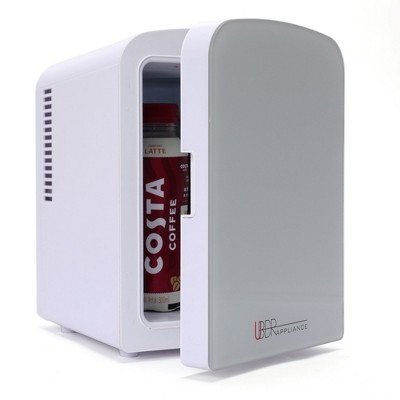 Uber Appliance Personal and Portable Mini Fridge with dry erase board and markers