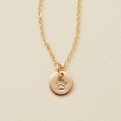 Made By Mary | Fur Baby Disc Necklace