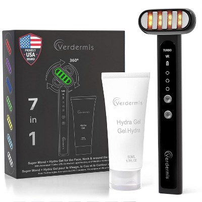 Verdermis 7 Color LED Heating & Vibration Super Wand + Hydra Gel