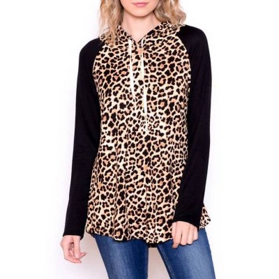 Women's Soft Leopard Hoodie - CHRIS & CAROL