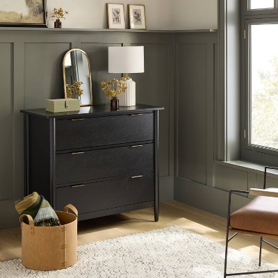 Wood and Cane 3 Drawer Wooden Dresser - Hearth & Hand™ with Magnolia