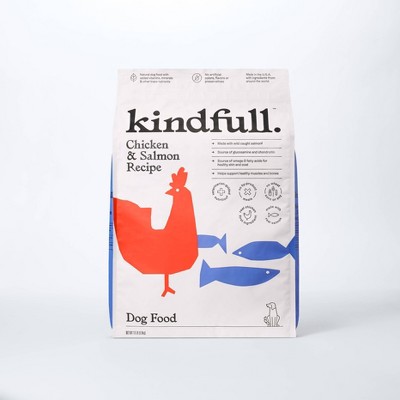 Chicken and Salmon Recipe Dry Dog Food - 13lbs - Kindfull™