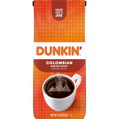 Dunkin’ Colombian Medium Roast Ground Coffee - 11oz