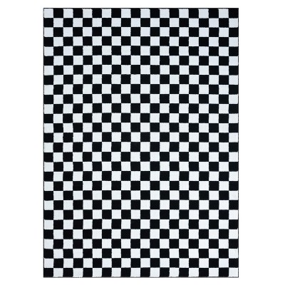 Luxe Weavers Geometric Checkered Indoor Area Rug