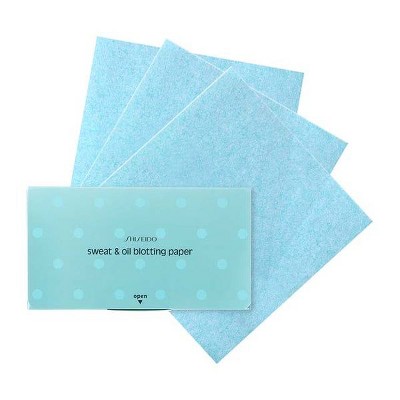 Shiseido Sweat & Oil Blotting Paper 010 | Instantly absorbs oil and sweat to keep your face fresh and clean - (90 pcs)