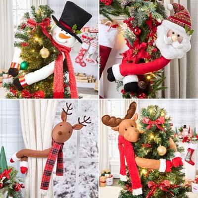 The Lakeside Collection Christmas Character Tree-Top Huggers