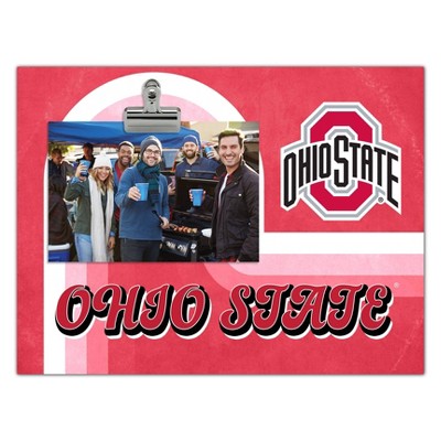 8'' x 10'' NCAA Ohio State Buckeyes Picture Frame: MDF Easel Back, Holds 4x6 Photo