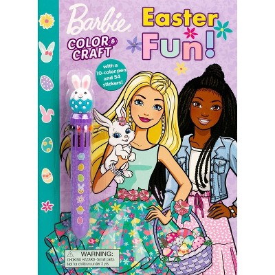 Barbie: Easter Fun! - (Color & Activity with Multicolor Pen) by  Maggie Fischer (Paperback)