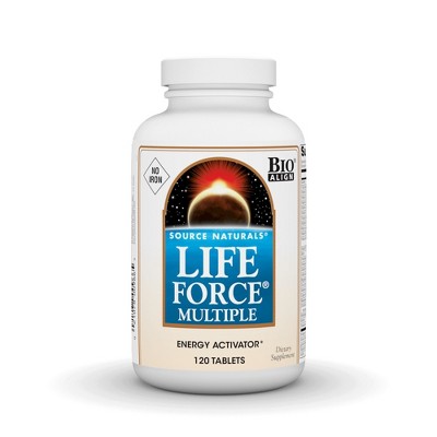 Life Force Multiple NO IRON by Source Naturals, Inc.  -  120 Tablet