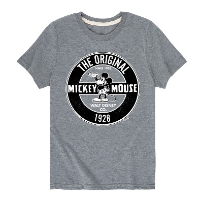 Boys' - Disney - Mickey Mouse Original Badge Short Sleeve Graphic T-Shirt