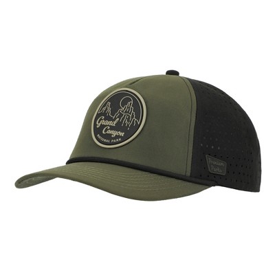 Grand Canyon National Park 5-Panel Black and Green Unstructured Hat