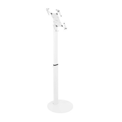 Mount-It! Adjustable Universal Theft-Deterrent Tablet Floor Kiosk Mount for iPad, Galaxy - White