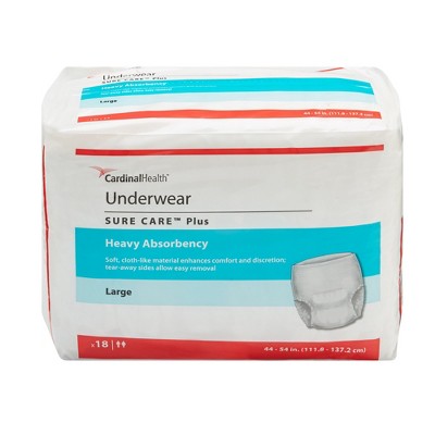 Sure Care Incontinence Underwear, Heavy Absorbency
