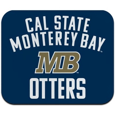 California State University Monterey Bay Otters Logo Low Profile Thin Mouse Pad Mousepad