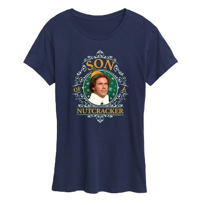 Women's - ELF - Christmas Son Of A Nutcracker Short Sleeve Graphic T-Shirt