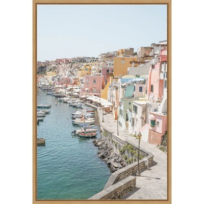 Amanti Art Procida Island by Henrike Schenk Framed Canvas Wall Art