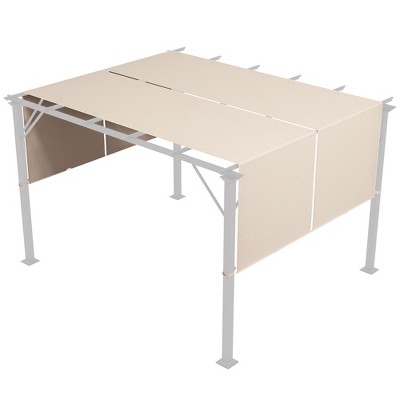 Outsunny 2 PCS Pergola Shade Cover, UV Protection Pergola Canopy Replacement, for 10 x 10ft Pergola