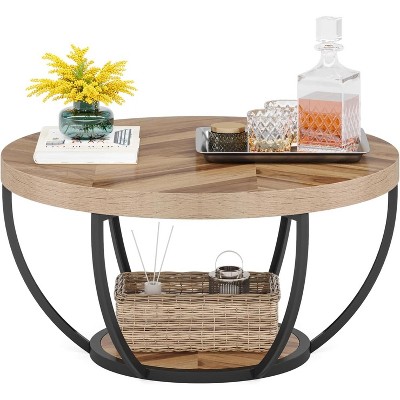 Tribesigns 31.69" Round Coffee Table