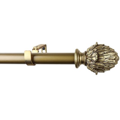 Urbanest 1-inch Diameter Artichoke Adjustable Single Drapery Curtain Rod