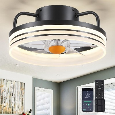 13 inch Modern Low Profile ceiling Fan for Small Room Laundry Room Bedroom Closet