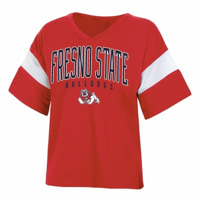 NCAA Fresno State Bulldogs Women's Jersey T-Shirt