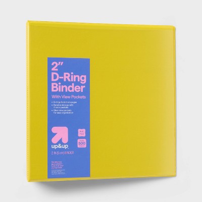 2" 3 Ring Binder Clear View - up&up™