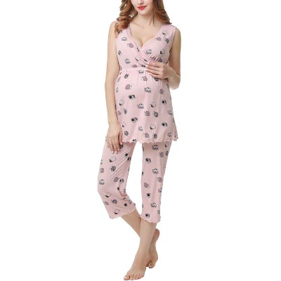 Pokkori Maternity Nursing Pajama Set