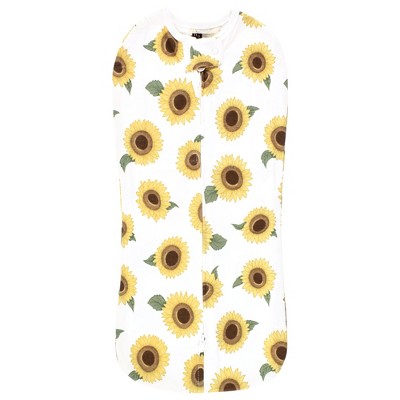Hudson Baby Infant Girl Sleep Pod, Sunflower, 0-2 Months