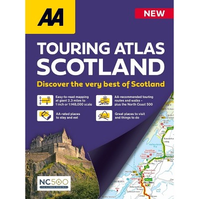AA Touring Atlas Scotland - by  Aa Publishing (Spiral Bound)