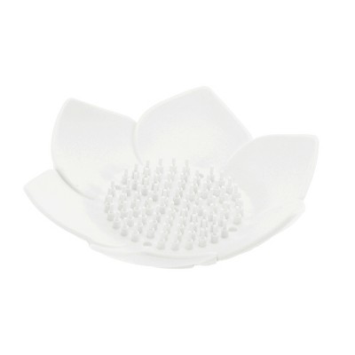 Unique Bargains Flower Soap Holder 5.31"x5.12"x1.38" 1 Pc