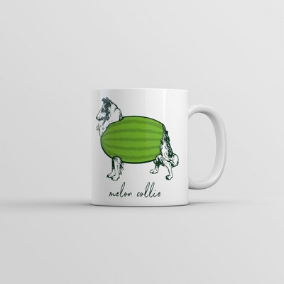 Crazy Dog Melon Collie Mug Funny Dog Graphic Novelty Coffee Cup-11oz