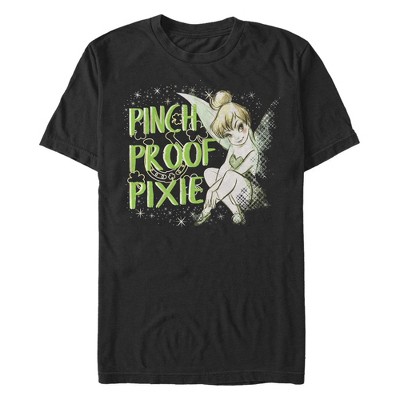 Men's Peter Pan St. Patrick's Day Tinkerbell Pinch Proof Pixie T-Shirt