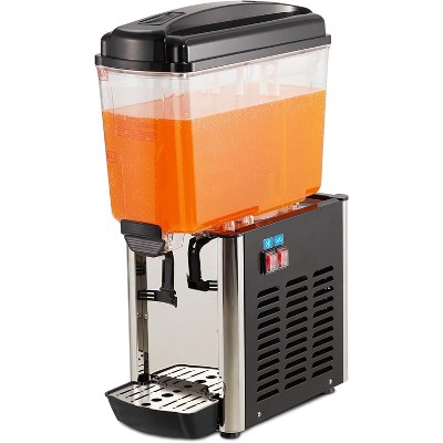 Acekool Commercial 4.8 Gallon Beverage Dispenser with Thermostat Control - Perfect for Juices, Cocktails,Black