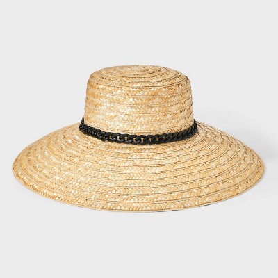 Straw Down Brim Hat - A New Day™ Natural