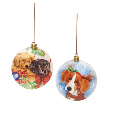 Gallerie II Dog Ornaments Set of 2