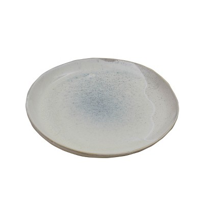 Split P Blue Speckled Platter