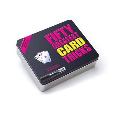 Marvin's Magic Fifty Greatest Card Tricks: Creative Thinking Magic Set with 8 Pieces