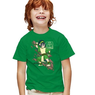 Boys' Short Sleeve Avatar the Last Airbender Toph Rock Slide T-Shirt