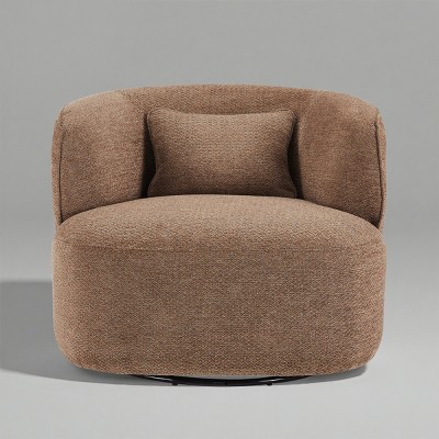 Art Leon Swivel Barrel Accent Chair