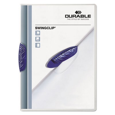Durable Swingclip Clear Report Cover - 8.5" x 11" - Case of 25