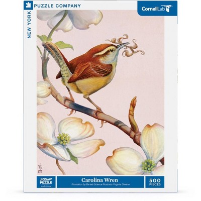 New York Puzzle Company Carolina Wren 500 Piece Puzzle