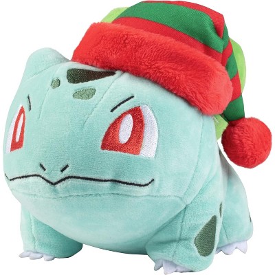 Pokémon 8" Bulbasaur Plush with Hat Accessory- Officially Licensed - Generation 1 Starter - Stuffed Animal Toy Figure - Gift Kids, Boys, Girls - 2+